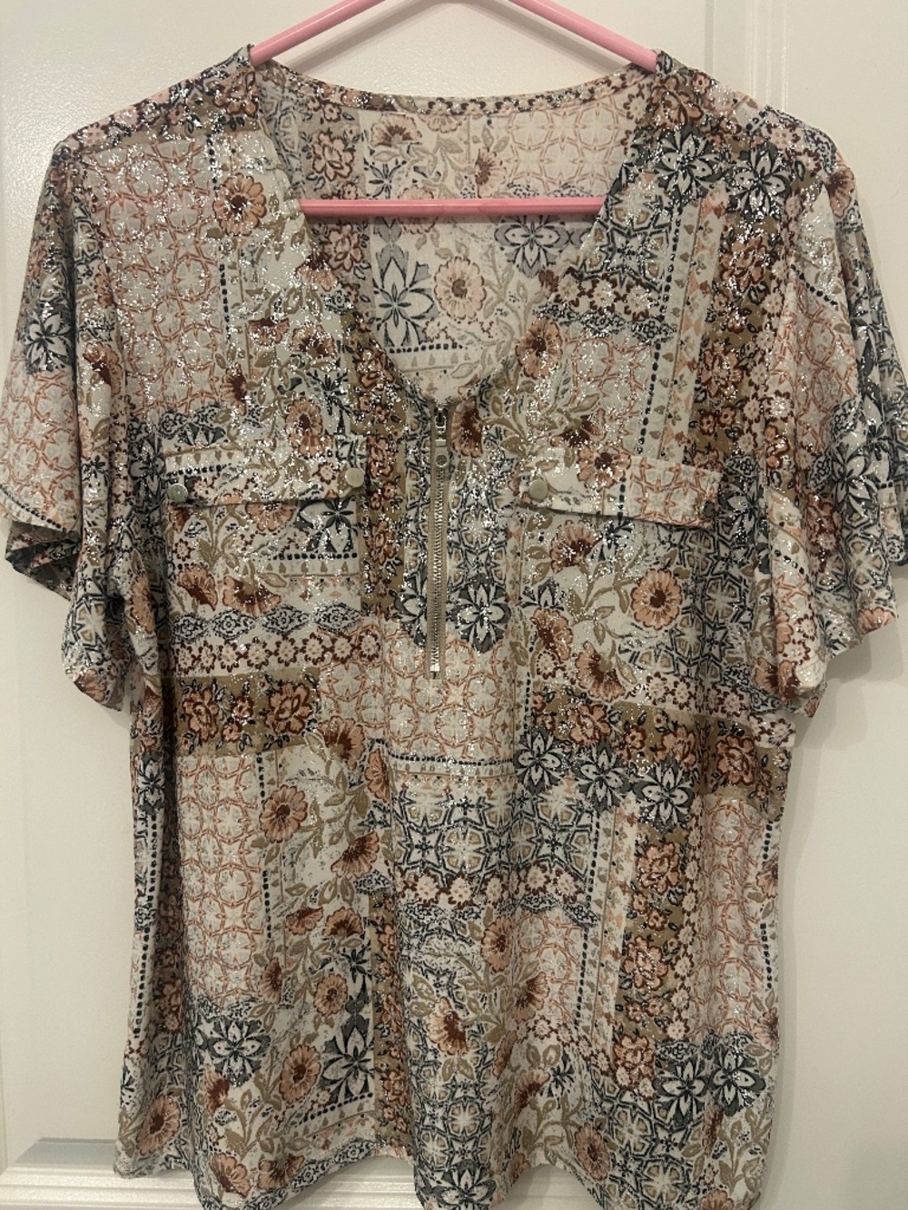 Attractive ladies lightweight blouse.